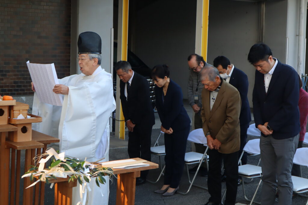 伊佐爾波神社宮司の祝詞奏上